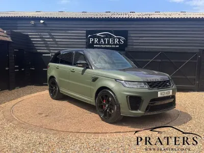 Used Land Rover Range Rover Sport SVR 575 HP (422 kW) 2018 Blue SUV