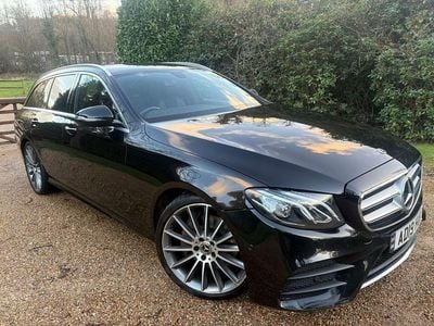Black Used 2019 Mercedes E220 AMG line Estate | £14,444 (Good price)