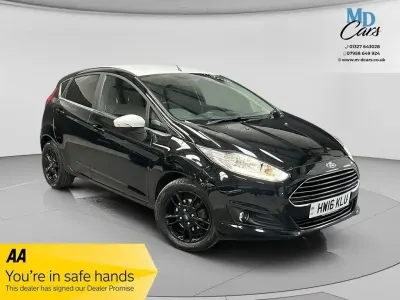 Used Ford Fiesta Zetec 2016 Black Hatchback