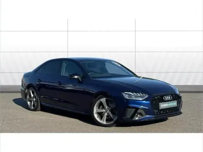 Used Audi A4 Black Edition 147 HP (108 kW) 2021 Blue Sedan