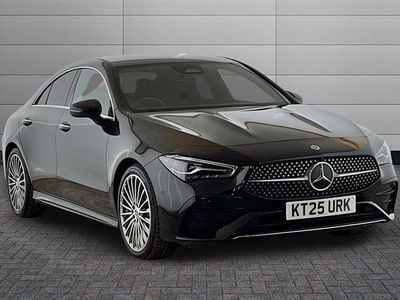 Used Mercedes CLA200 AMG Line Premium 163 HP (119 kW) 2025 Cosmos black Sedan