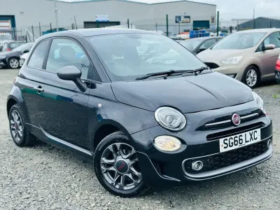 Used Fiat 500 S 69 HP (50 kW) 2016 Black Hatchback