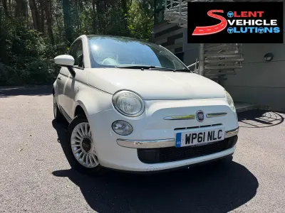 Used Fiat 500 Lounge 69 HP (50 kW) 2012 White Hatchback
