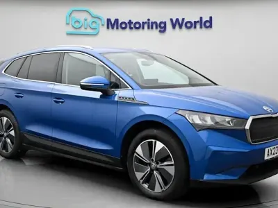 Used Skoda Enyaq iV ecoSuite 150 kW (204 HP) 2023 Blue SUV