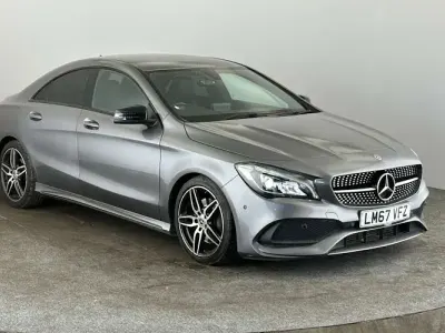 Used Mercedes CLA220 AMG line 177 HP (130 kW) 2017 Grey Coupe