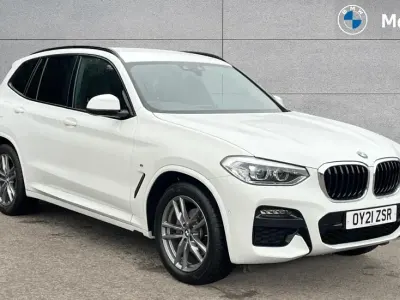 Used BMW X3 M Sport 190 HP (139 kW) 2021 White SUV