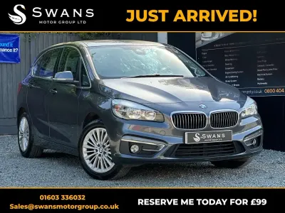 Used BMW 218 Luxury Line 136 HP (100 kW) 2017 Grey Hatchback