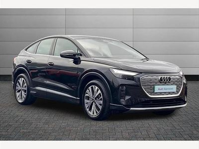 Black Used 2025 Audi Q4 Sportback e-tron Sport SUV | £35,295 (Good price)
