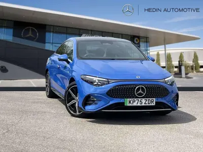 Used Mercedes CLA 250+ AMG line 200 kW (272 HP) 2025 Blue Sedan