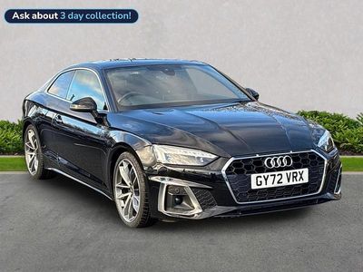 Used Audi A5 S-Line 150 HP (110 kW) 2022 Black Coupe