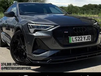 Used Audi e-tron Black Edition 300 kW (408 HP) 2022 Grey SUV
