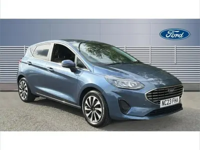 Used Ford Fiesta Titanium 99 HP (72 kW) 2023 Blue Hatchback
