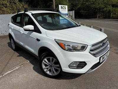 White Used 2017 Ford Kuga Zetec SUV | £7,999 (Fair price)