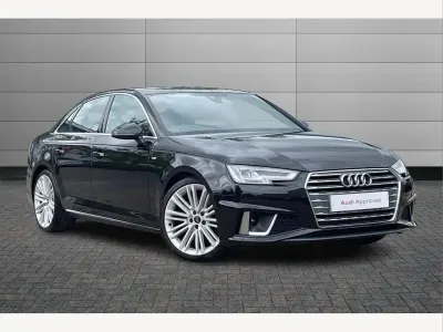 Used Audi A4 S-Line 150 HP (110 kW) 2019 Black Sedan