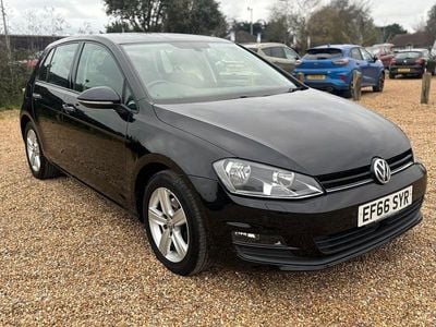Used VW Golf VII Edition 125 HP (91 kW) 2017 Black Hatchback