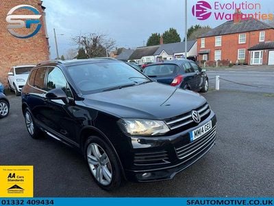 Black Used 2014 VW Touareg R-line SUV | £8,995 (Fair price)