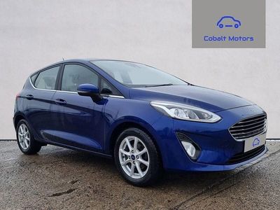 Used Ford Fiesta Zetec 100 HP (73 kW) 2017 Blue Hatchback