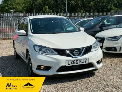 Used Nissan Pulsar N-TEC 115 HP (84 kW) 2015 White Hatchback