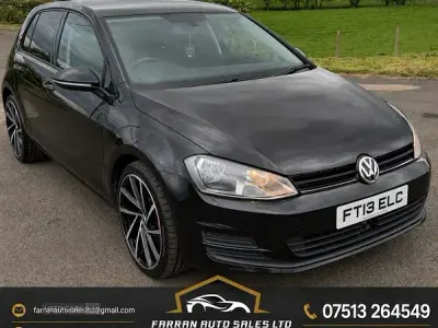 Used VW Golf VII SE 105 HP (77 kW) 2013 Black Hatchback