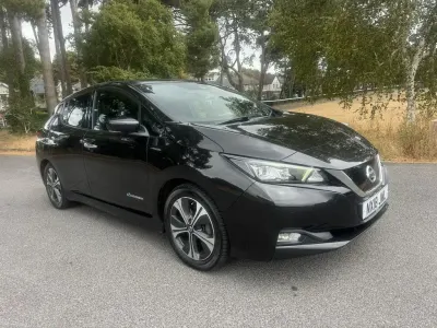 Used Nissan Leaf Tekna 110 kW (150 HP) 2018 Black Hatchback