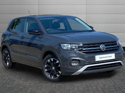 Used VW T-Cross S 95 HP (69 kW) 2020 Urano grey SUV
