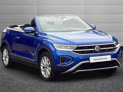 Used VW T-Roc Cabriolet Style 150 HP (110 kW) 2022 Blue Cabriolet