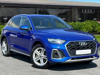 Used Audi Q5 S-Line 265 HP (194 kW) 2023 Blue SUV
