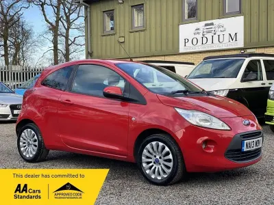 Used Ford Ka Zetec 69 HP (50 kW) 2013 Red Hatchback