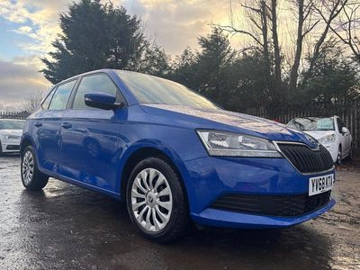 Blue Used 2019 Skoda Fabia Hatchback | £6,395 (Fair price)