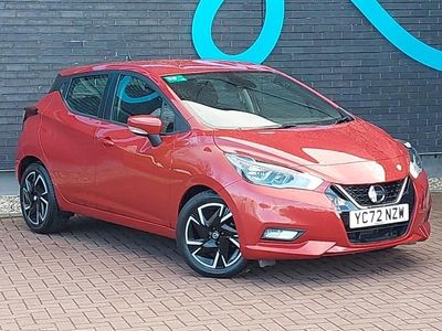 Used Nissan Micra Acenta 92 HP (67 kW) 2022 Red Hatchback