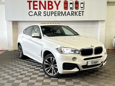Used BMW X6 M Sport 258 HP (189 kW) 2018 White SUV