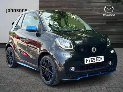 Used Smart ForTwo Electric Drive 58 kW (80 HP) 2019 Black Cabriolet