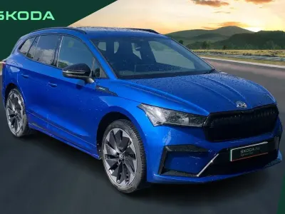 Used Skoda Enyaq iV SportLine 150 kW (204 HP) 2023 Blue SUV