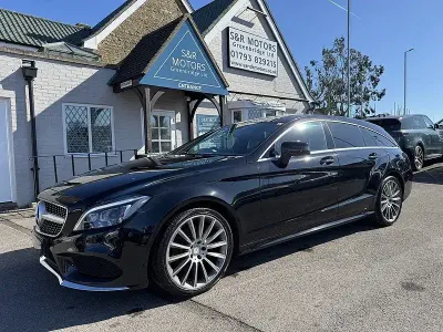 Usado Mercedes CLS220 AMG Line Premium 2017 Preto Carrinha