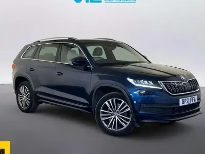 Used Skoda Kodiaq LAURIN & KLEMENT 200 HP (147 kW) 2021 Blue SUV