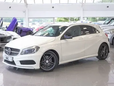 Used Mercedes A180 AMG 109 HP (80 kW) 2015 White Hatchback