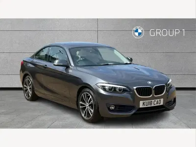 Used BMW 218 Sport Line 136 HP (100 kW) 2018 Grey Coupe