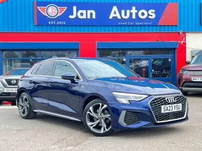 Used Audi A3 S-Line 2023 Blue Sedan