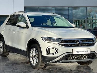 Pure white Used 2025 VW T-Roc Life SUV | £25,690 (A bit pricey)