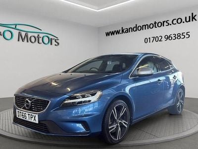 Blue Used 2017 Volvo V40 R-Design Pro Hatchback | £9,395 (Fair price)