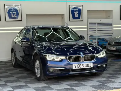 Used BMW 320 Luxury Line 181 HP (133 kW) 2016 Blue Sedan