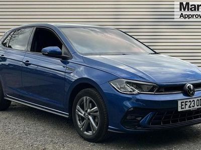 Blue Used 2023 VW Polo R-line Hatchback | £17,990 (Fair price)