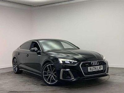 Mythos black metallic Used 2024 Audi A5 S-Line Coupe | £34,300 (Expensive)