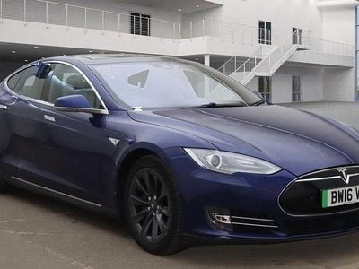 Used Tesla Model S Performance 443 kW (603 HP) 2016 Blue Hatchback