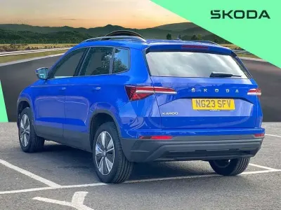 Used Skoda Karoq SE Drive 116 HP (85 kW) 2023 Blue SUV