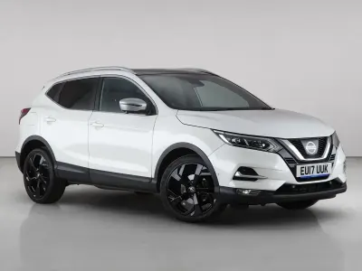 Used Nissan Qashqai Tekna+ 116 HP (85 kW) 2017 White SUV