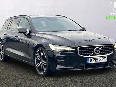 Black Used 2019 Volvo V60 R-Design Pro Estate | £23,299 (Fair price)