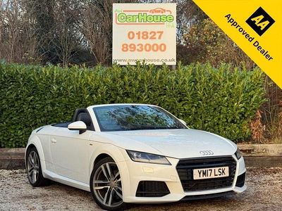 White Used 2017 Audi TT Roadster S-Line Cabriolet | £13,999 (Good price)