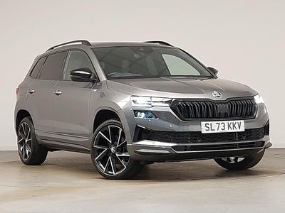 Used Skoda Karoq SportLine 150 HP (110 kW) 2023 Grey SUV