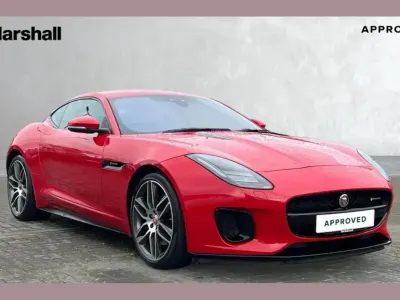 Used Jaguar F-Type R-Dynamic 300 HP (220 kW) 2018 Solid  phoenix red Coupe